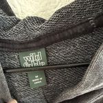 Wild Fable  Charcoal Patchwork Hoodie Neutral Boho Medium Photo 4