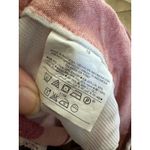 Old Navy Womens Shorts Sz 18 Red Peach White Striped Linen Blend Drawstring Photo 4