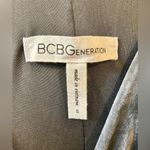BCBGeneration EUC Crushed Velvet Racerback Midi in Grey Frost Size Small Photo 12