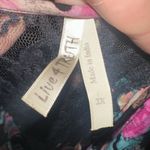 Live 4 Truth  roses lace inlaid drape front lightweight 2x kimono top Photo 3