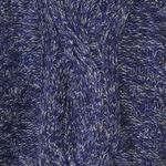 Vintage Hand‎ Knit Wool Sweater Marled Blue Shetland Style Large fisherman Photo 4