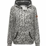 Michelle Mae half zip hoodie. Size Large Gray Photo 0