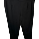 Bob Mackie Plus Size 3X Pants High Rise Solid Black Side Zip Career Capsule 230 Photo 0