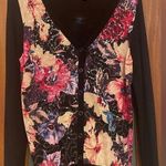 Charter Club  Black Multi Sequin Floral Button Up Plus Lightweight Cardigan Photo 0