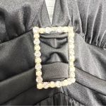 Speechless Black Halter Rhinestone Buckle Pleated Skirt Party Dress Size XS Photo 8