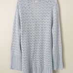 Victoria's Secret  Size S Light Blue Wool Mohair Blend Y2K Fairy Cardigan Crotchet Photo 6