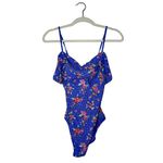 Vera Bradley One Piece Swimsuit Size Small Blue Water Bouquet and Ditto Chloe Photo 2