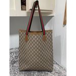 Gucci Vintage  Plus GG Monogram Large Coated PVC Tote Bag Photo 5