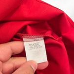 Nanette Lepore  Red Glass Wrap Faux Wrap Dress Size 4 Photo 4