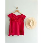 Emerson Fry | India Collection | Antoinette Top | Red Swiss Dots | Sz M Size M Photo 2