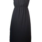 Ceremony by Joanna August Black Maxi Dress M Scarf Special Occasion Size M Photo 0