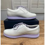 Cole Haan  Womens Shortwing Leather Golf Shoes Silver Birch Lavender Size 8.5 NIB Photo 6