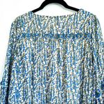 Anthropologie Maeve Avery Pleated Botanical Peasant Blouse Size XS Photo 8