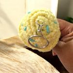 Handmade Crochet Ice Cream Cone Keychain | Amigurumi Dessert Bag Charm Photo 1