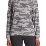 P.J. Salvage ππ Long Sleeve Print Top ~ Grey Camouflage Photo 0