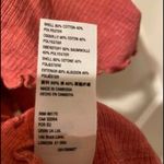 We The Free free people‎  XS rust colored flowy tank Photo 5