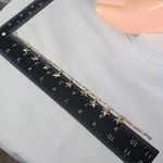 Gold Filled Anklet Figaro Chain With Star Charms Ankle Bracelet New Photo 3