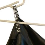 Vintage Handmade Black and Pink Bow Women's formal mermaid Gown Dress Size M Photo 4