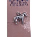 Sterling Silver Bliss  pleated carousel horse charm- New Photo 0