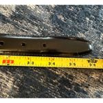 Brighton  Belt Patent Leather Black With Gold Size Medium # 37713 Vintage 1993 1" Photo 5