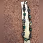Handmade Mother Of Pearl She’ll And Glass Necklace Toggle Silver tone Photo 1