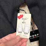 Poof New York Charcoal Grey Cowl Neck Sweater Size Large 2 Way Wear Photo 2