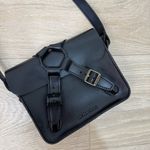 Dr. Martens  Black Buckle 7 Inch Leather Satchel Photo 2