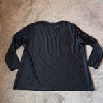 DKNY  Black Rhinestone Long Sleeve Top SIZE 2X Photo 4