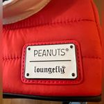 Lounge Fly  Peanuts Snoopy Puffer Jacket Snow Day Winter Figural Mini Backpack NWT Photo 4