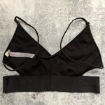 Free People Intimately Aria Lace Longline Cut Out Black Bralette Bra XS Photo 7