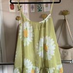 ୨୧ ･ﾟ✧ Flower Detail Tank Top Green Size 4X Photo 0