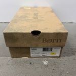 Born Trang Comfort Sandals Women's Size 10M Slingback Peep Toe Leather Flats Black Photo 6