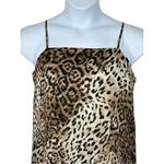 Isalis Jaguar Print Slip Dress – Sexy Animal Print Mini Dress Size Medium Black Photo 4