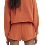 Levi's Levi’s Laundry Days Orange Cropped Lounge Pullover Sweatshirt Photo 2