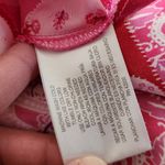 Jaclyn Smith  Pink Red Heart Pattern Lace Trim Chemise Size Medium Photo 6