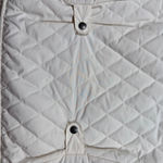 Eddie Bauer  Quilted Fleece Lined Vest Women's Cream White Full Zip Size M Photo 6