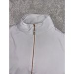 THE TAILORED SPORTSMAN 1/4 ZIP White SHORT SLEEVE ICEFIL RIDING TOP SZ Small Photo 4