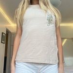 Guess y2k 2000s mcbling denim nude rhinestone logo tee shirt with tiger Photo 1