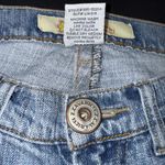 Z Cavaricci Distressed Y2K Boho Vintage 2000s Jean Pants Capris Size 5 Blue Photo 10