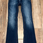 Miss Me  Fleur Rhinestone Diamond Bootcut Jeans Photo 0