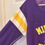 Minnesota Vikings NFL Women's Long Sleeve Shirt Size Small NWT Purple Gold Photo 3