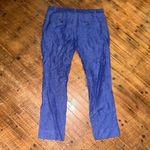 Banana Republic  blue flat front linen size 2 slacks Photo 3