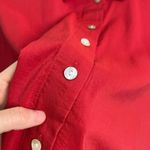 Pistola  BLYTHE SHIRT DRESS - SAMBA Red Button-Up Photo 2