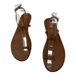 Tkees Brown Leather Strappy Flat Sandals Women’s Size 10 Photo 1