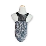 Rock & Republic Womens Racerback Mixed Media Sleeveless Top - Sz XS Photo 1