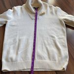 CHAPS VTG  100% Cotton Knit Turtle Neck with Horn Button Photo 6