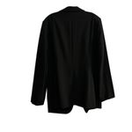 White House | Black Market Women's Black Ruffle Blazer Formal Jacket Photo 8