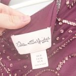 Miss Selfridge NEW Womens Party Evening Beaded Sequin Mini Dress Size 4 Purple Photo 4
