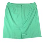 Worthington Womens 22W Mint Green Lined Flat Front Pencil Skirt Back Zip Photo 0