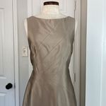 Champagne Rickie Freeman for Teri Jon cocktail dress Tan Size 6 Photo 9
